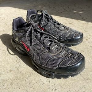 Nike TN Air Max Plus GS 'Bred' Casual Shoes Sneakers Men's US 10.5 UK 9.5